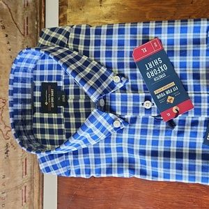 Member's Mark Oxford Stretch Shirt XL  New